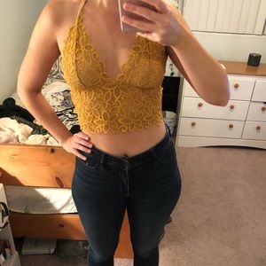 💎 SOLD💎Lace crop top